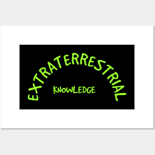 Extraterrestrial knowledge UFO alien Posters and Art